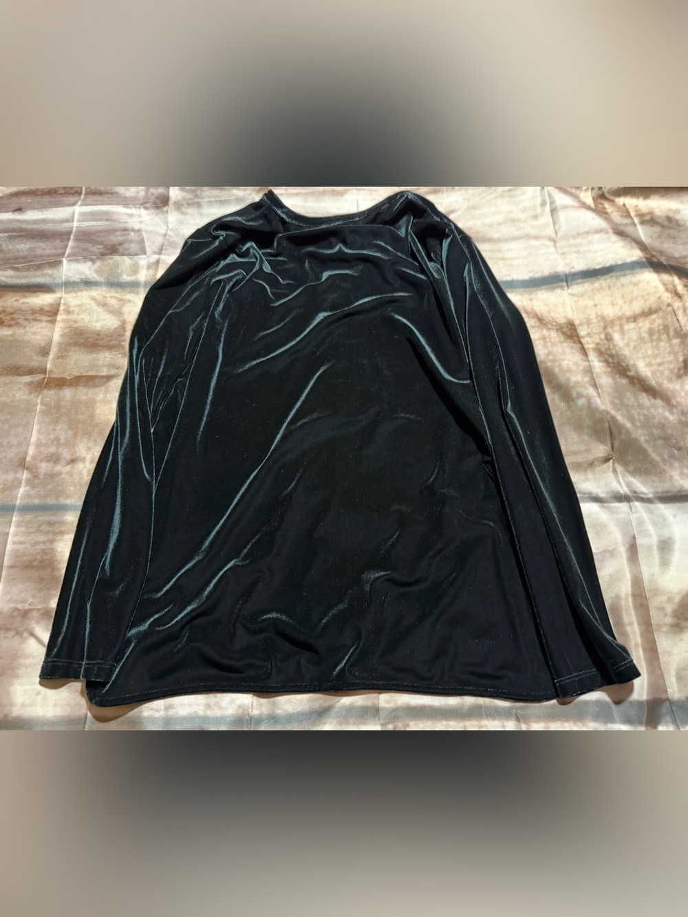 Lauren Ralph Lauren Black Velvet top - Picture 3 of 6